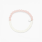 Puka Shell & Frosted Bead Stretch Bracelet