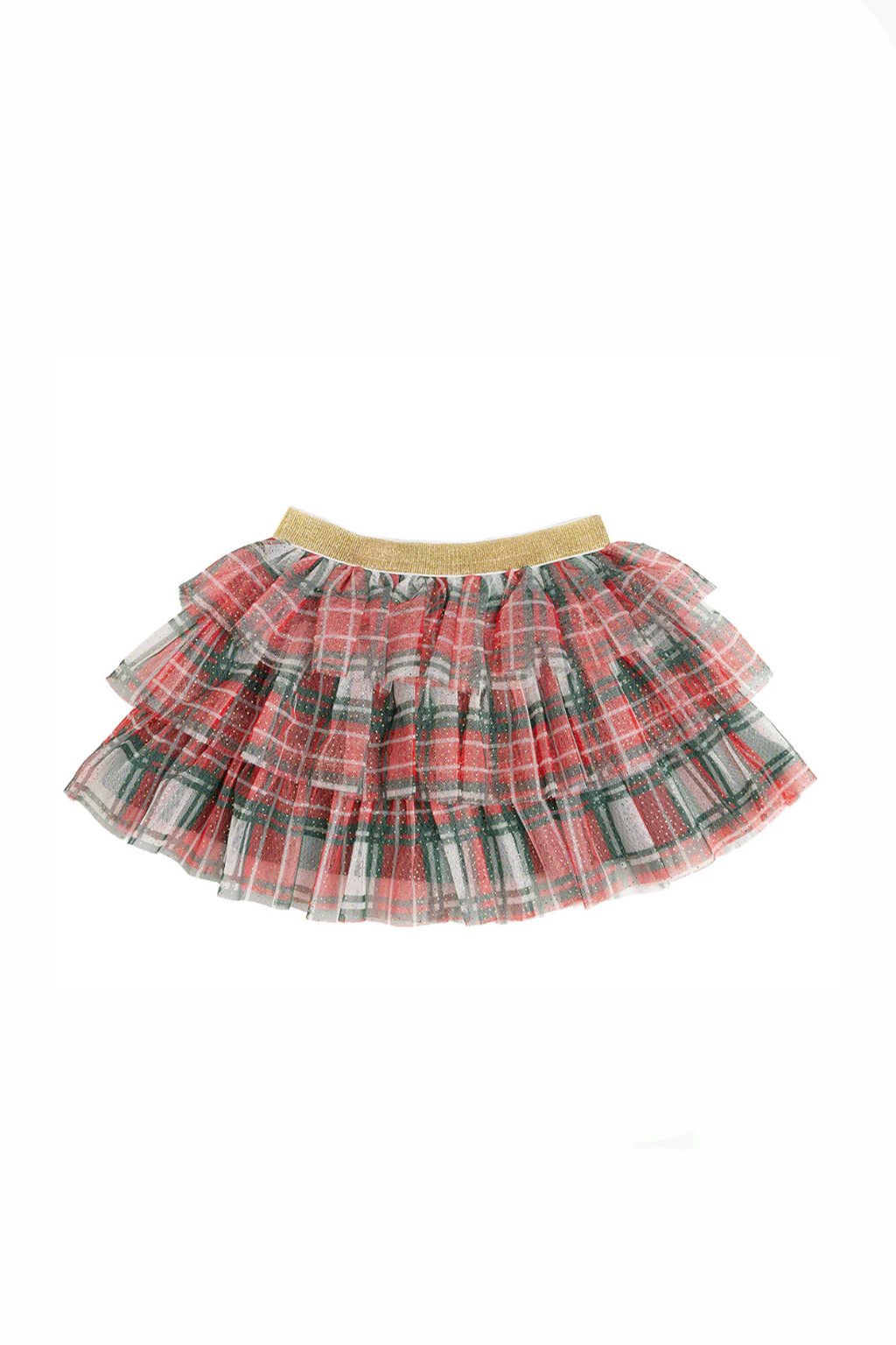 Christmas Plaid Tiered Tutu