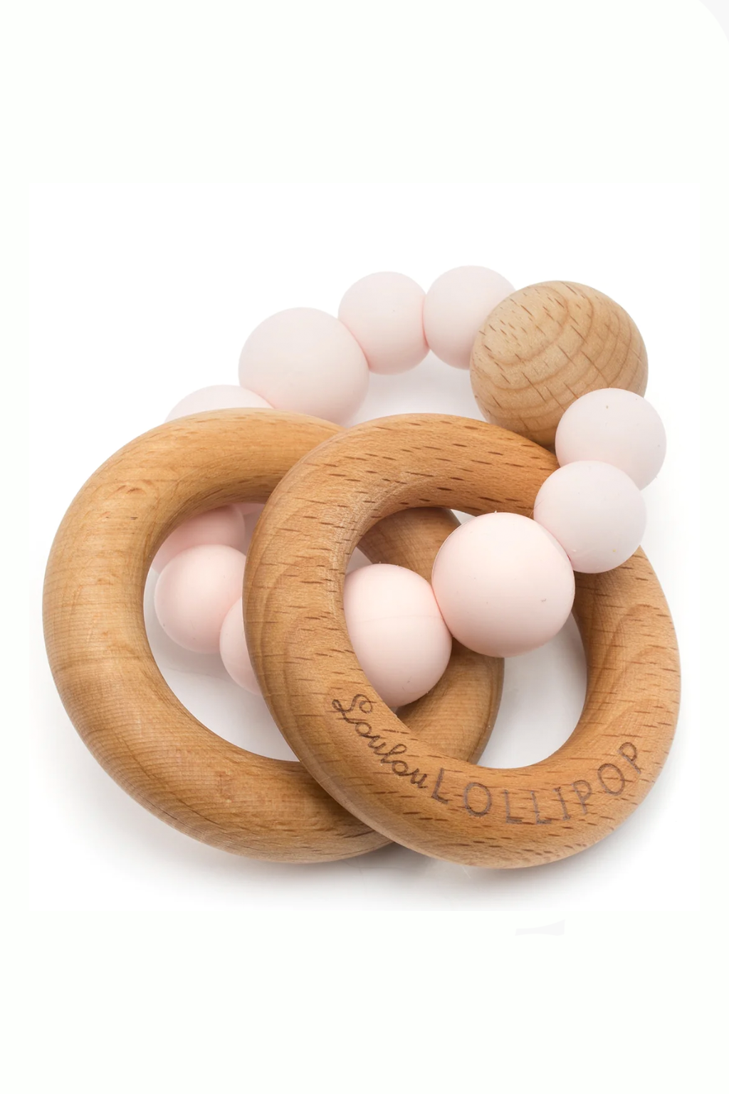 Bubble Silicone Wood Teether