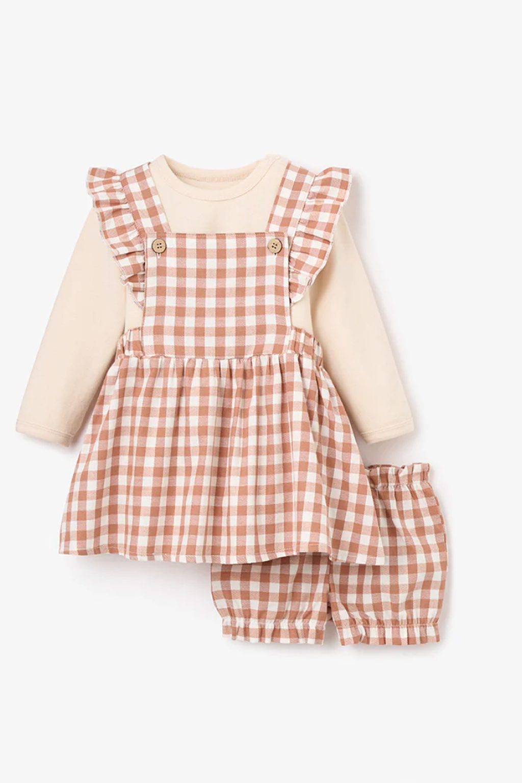 Gingham Dress & Bodysuit