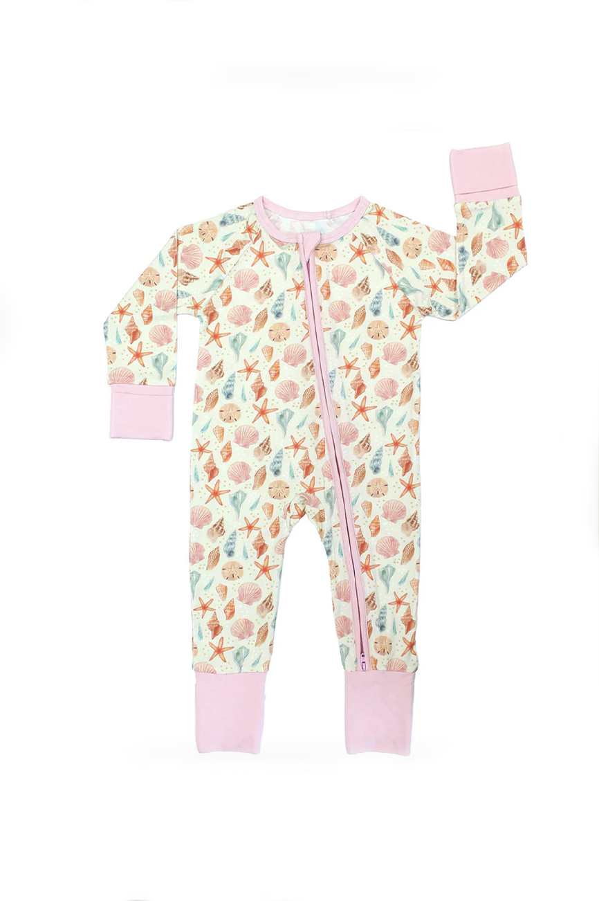 Sandy Seashells Convertible Pajamas