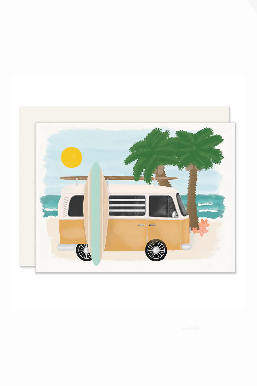 Surfboard Van Card