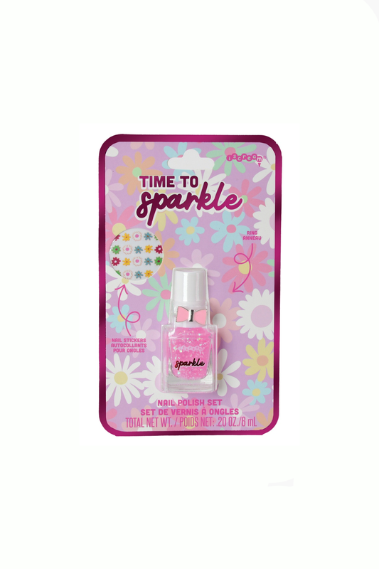 Time to Sparkle Nail Polish & Ring Set