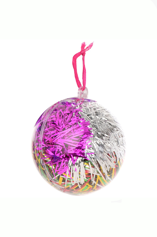 Tinsel Ornament Scrunchie Set