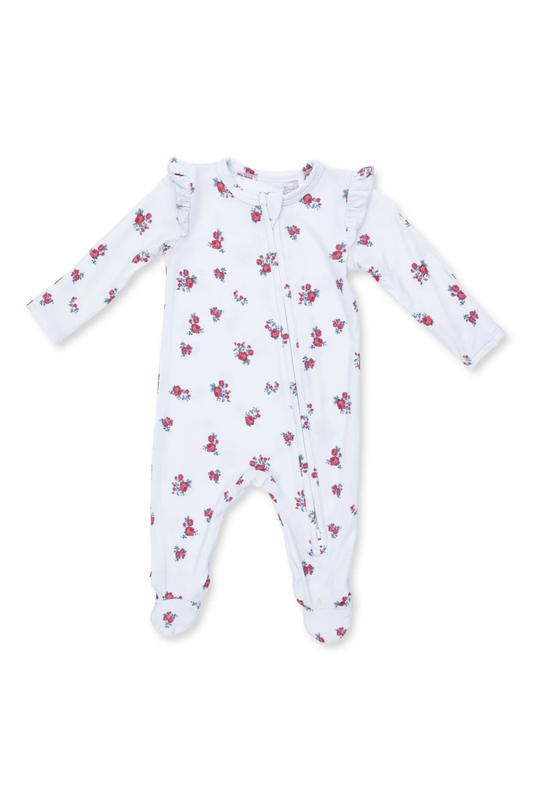 Alyssa Floral 2 Way Ruffle Footie