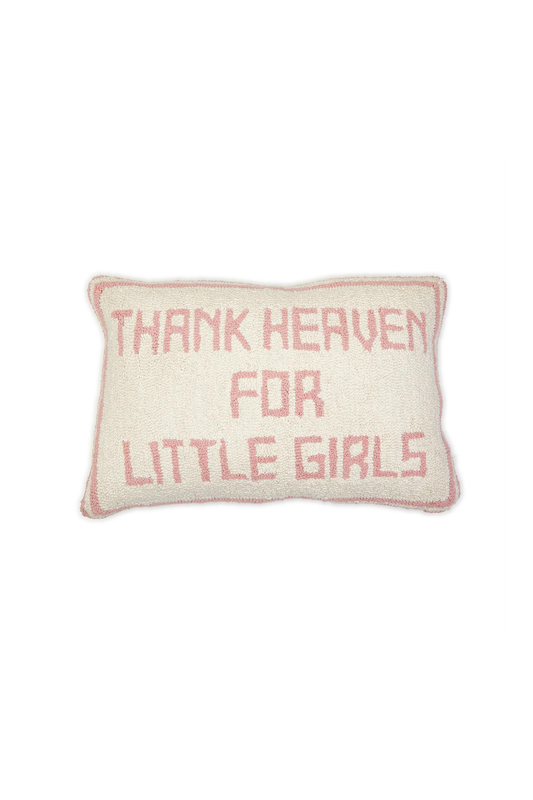 Thank Heaven For Little Girls Throw Pillow
