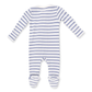 Vintage Stripe 2 Way Zipper Footie