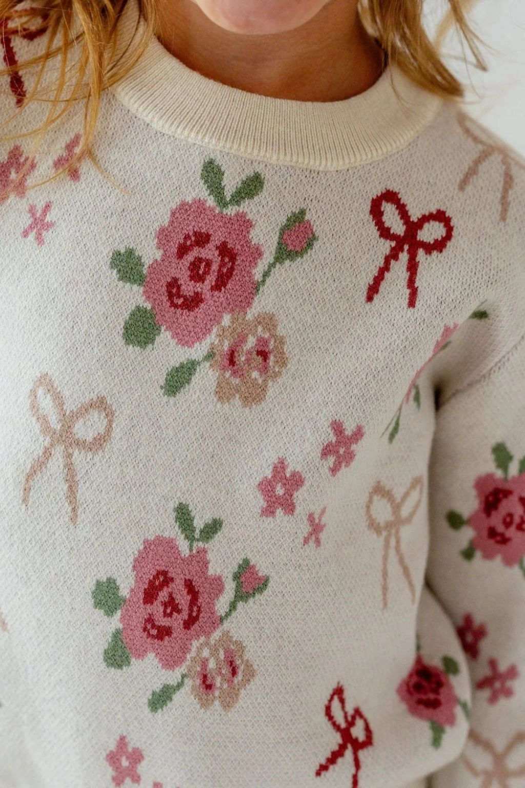 Coquette Rose Sweater