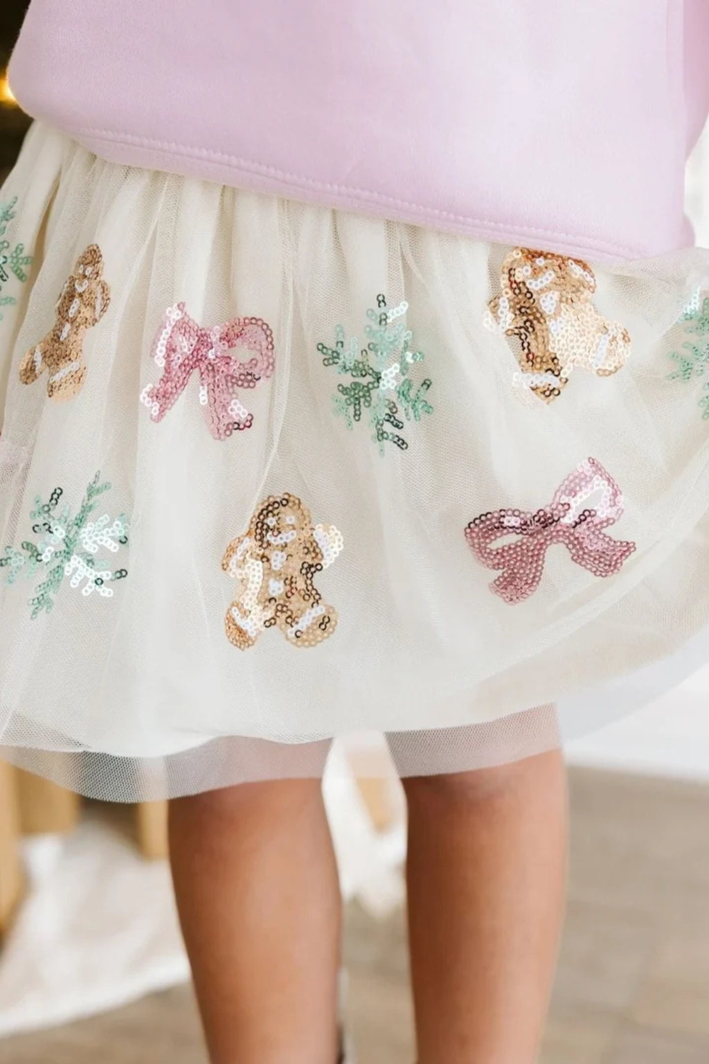 Gingerbread Sequin Tutu