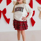 Christmas Tartan Pearl Skirt