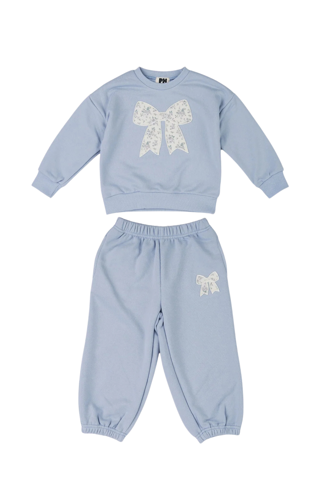 Karina Bow Sweatshirts Set