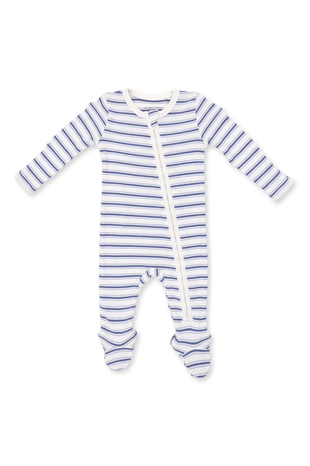 Vintage Stripe 2 Way Zipper Footie