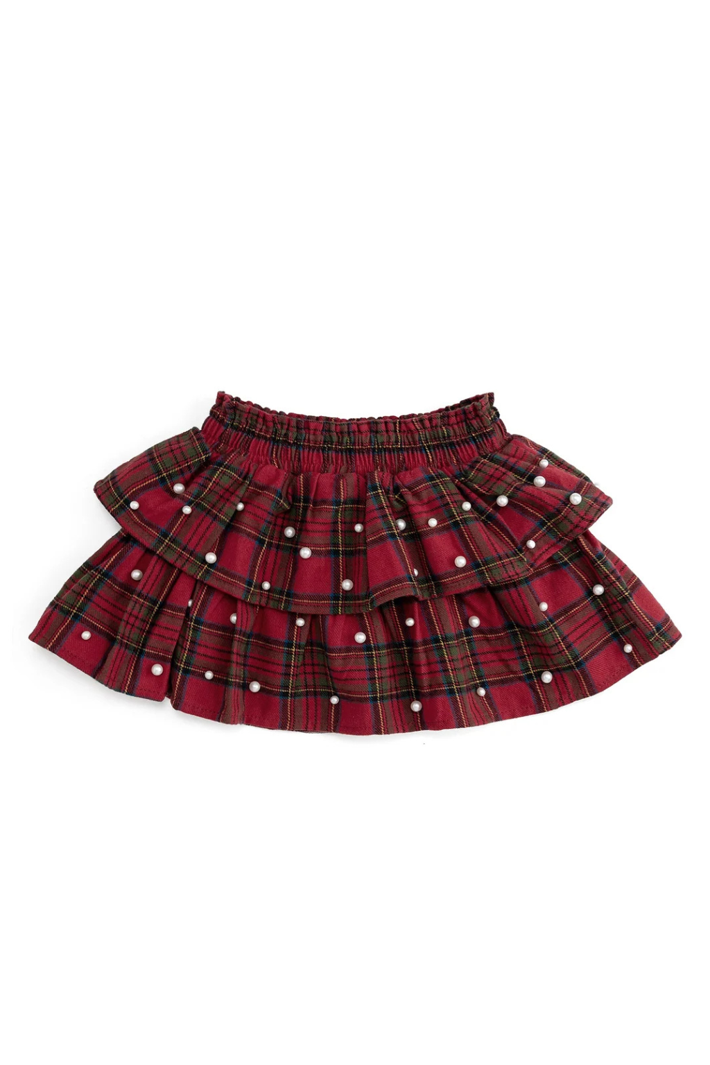 Christmas Tartan Pearl Skirt