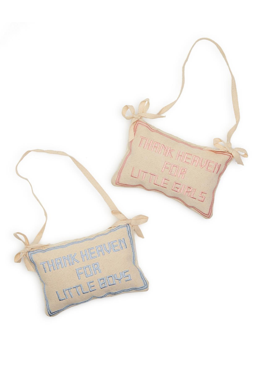 Thank Heaven Pillow Door Hanger