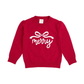 Merry Bow Sweater