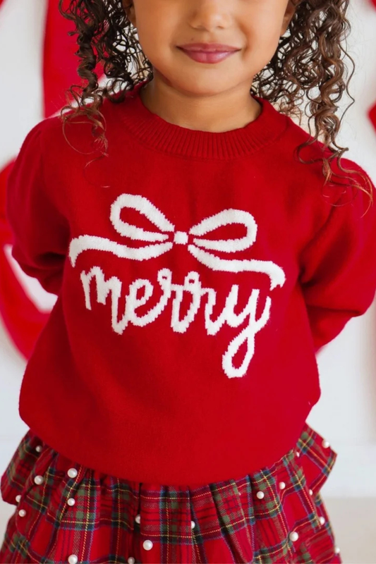 Merry Bow Sweater