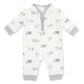 Vintage Airplane Pilot Zip Neck Romper