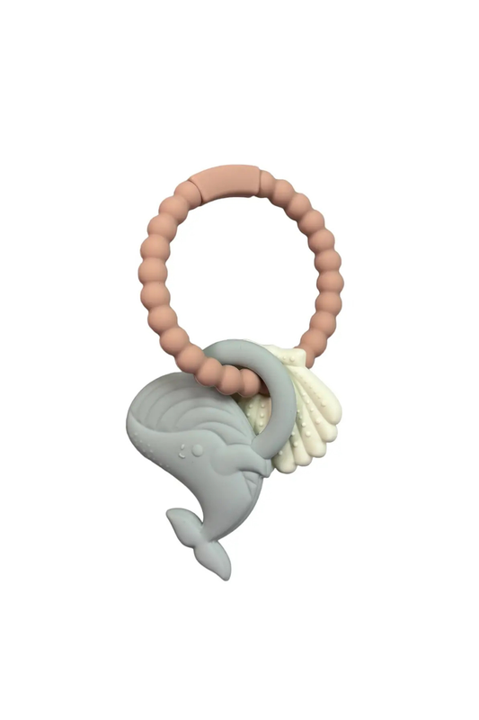 Silicone Whale Teether Ring