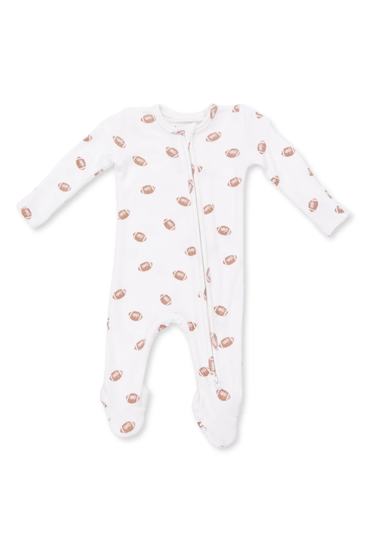 Mini Footballs 2 Way Zipper Footie