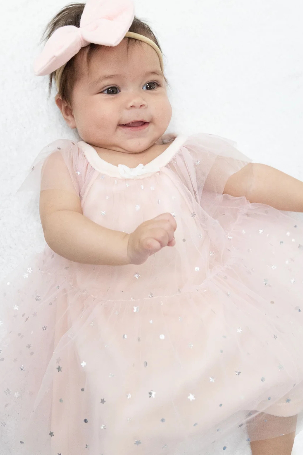 Velour Tulle Dress