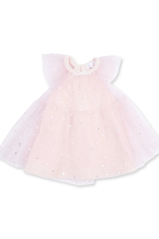 Velour Tulle Dress