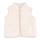 Sherpa Zip Vest w Heart Pockets