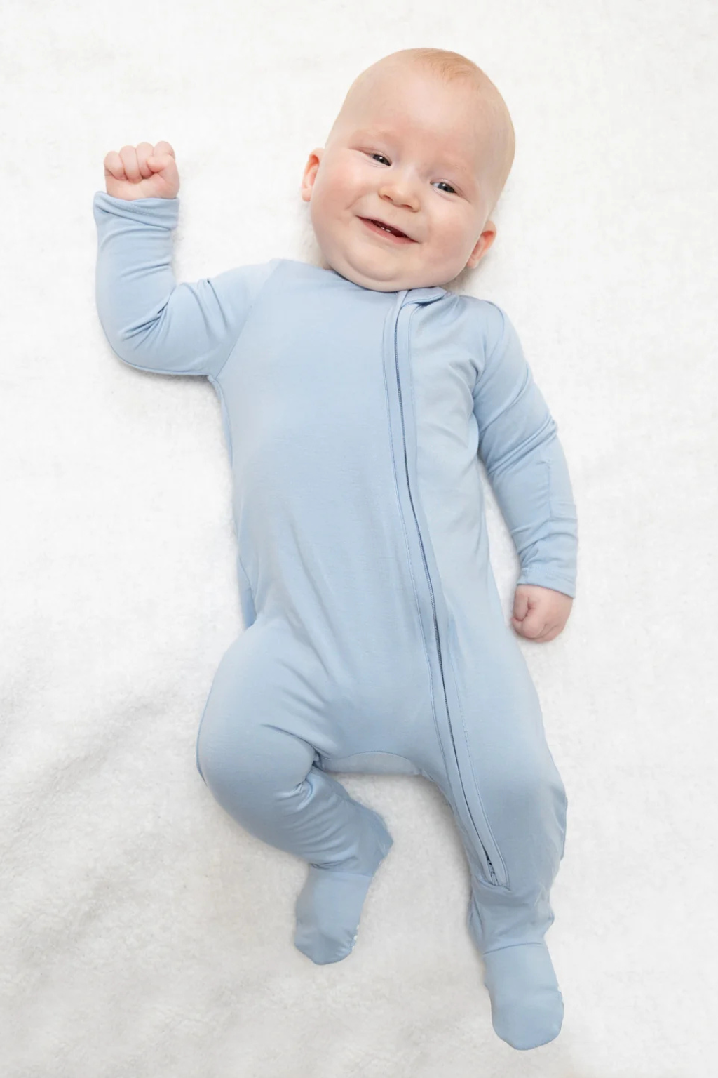Solid 2 Way Zipper Footie