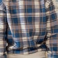 Navy Plaid Sweatshirt