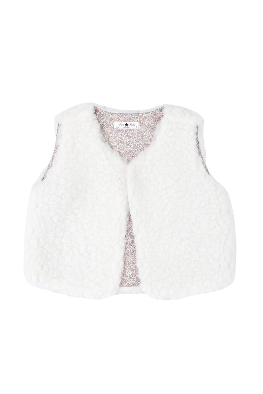Nari Flower Teddy Vest