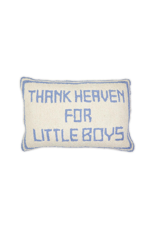 Thank Heaven For Little Boys Throw Pillow
