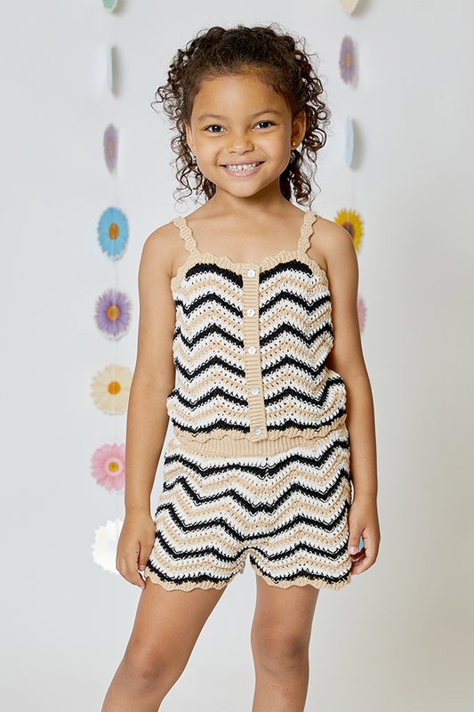 Zig Zag Knit Tank
