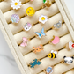 Enamel Fidget Spinner Ring