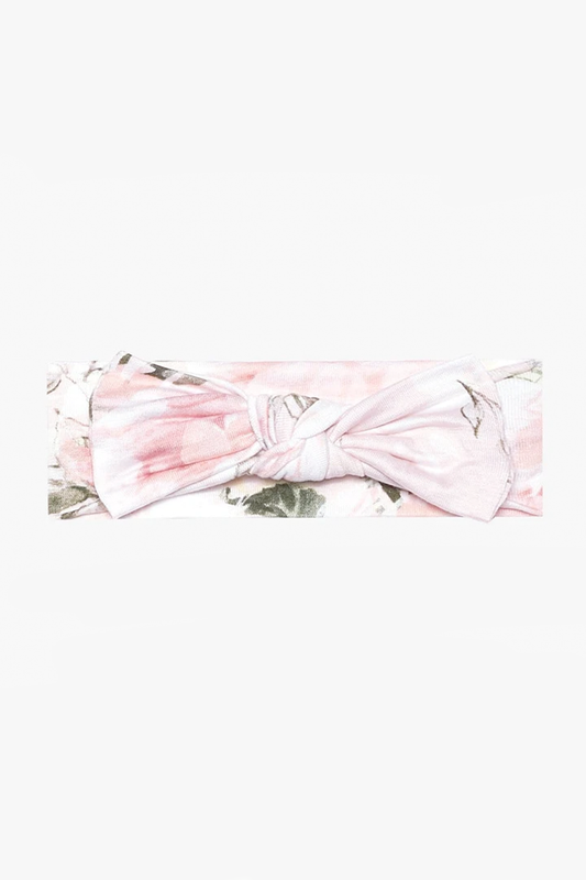 Vintage Pink Rose Infant Headwrap