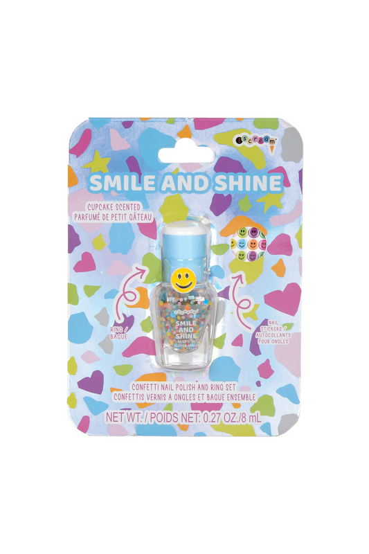 Smile and Shine Nail Polish Ring Set