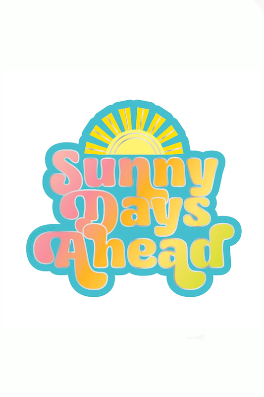 Sunny Days Ahead Vinyl Sticker